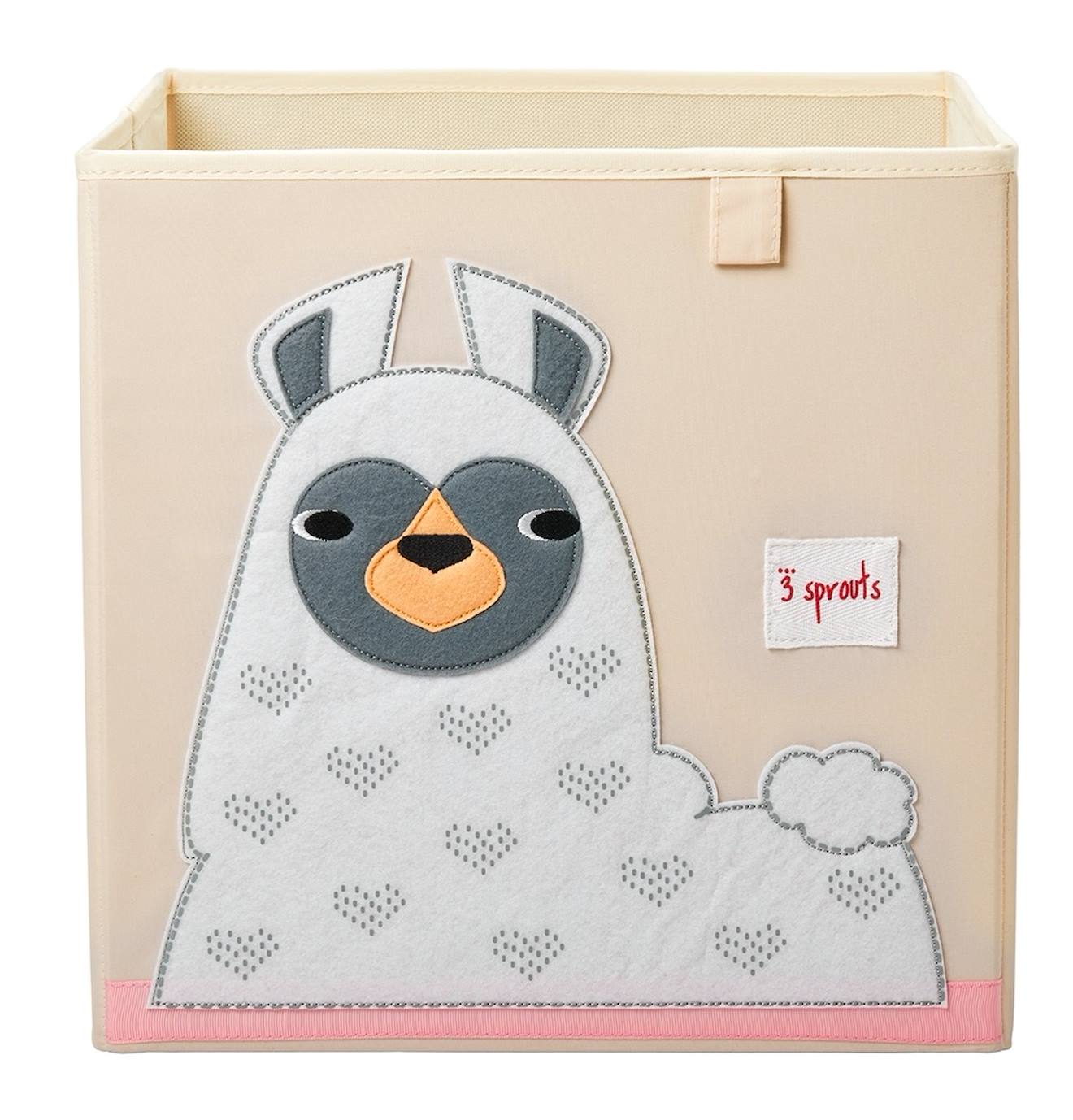 Cube De Rangement Lama Blanc