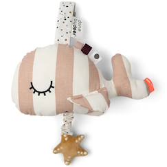 Peluche musicale à suspendre baleine rose wally  - vertbaudet enfant