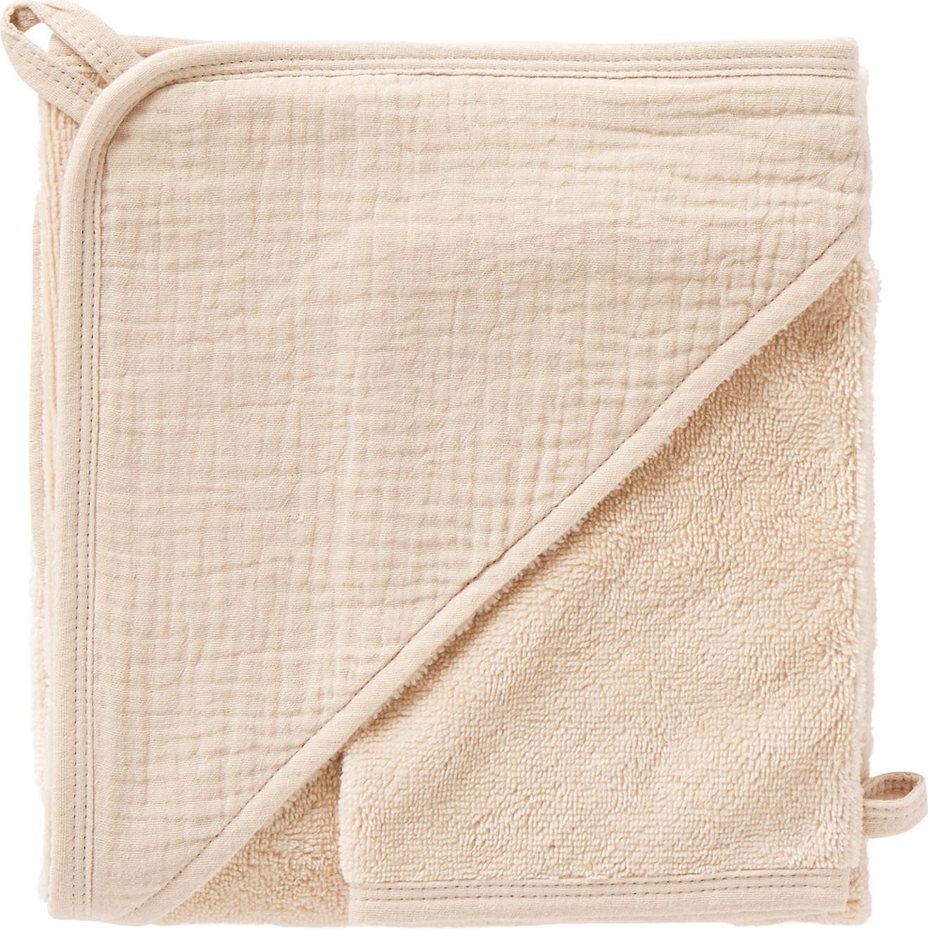Cape De Bain Bambou Gant Caramel Forest 70 X 70 Cm Beige 35$