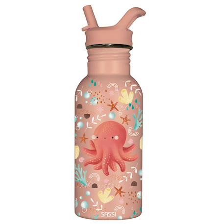 Garçon-Accessoires-Fourniture scolaire-Gourde-Bouteille en inox slurpy la pieuvre 500 ml