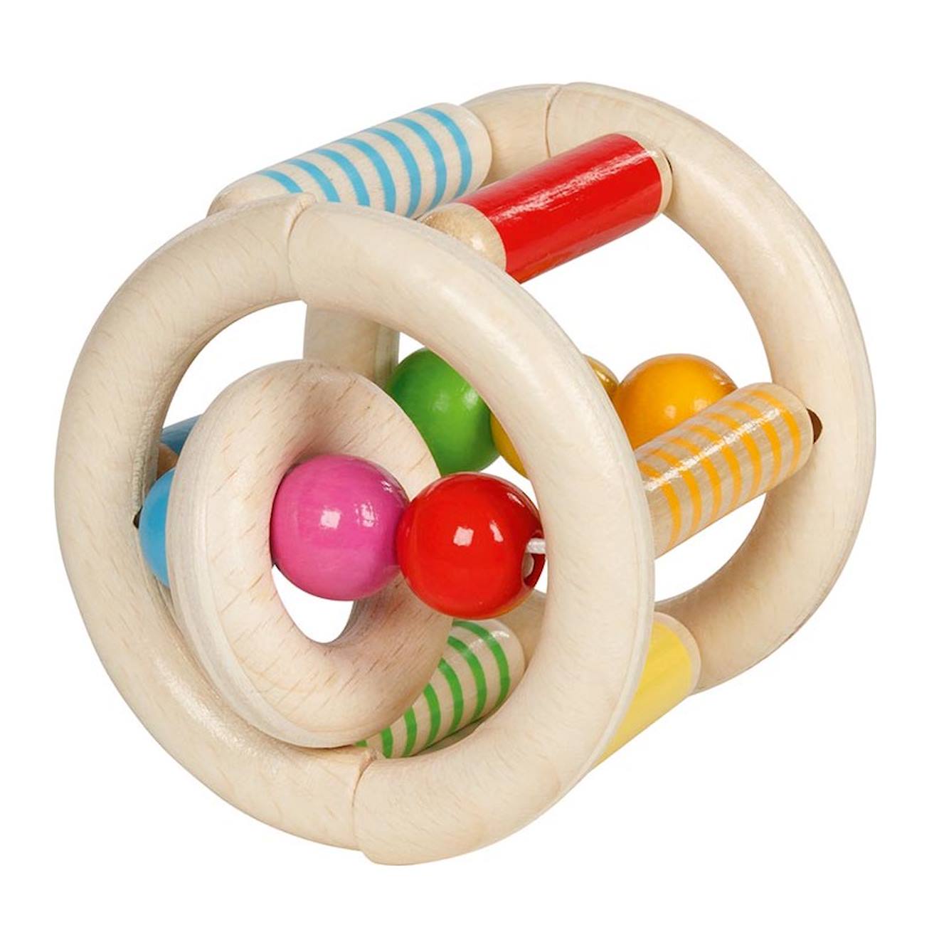 Hochet Flexible À Faire Rouler Beige