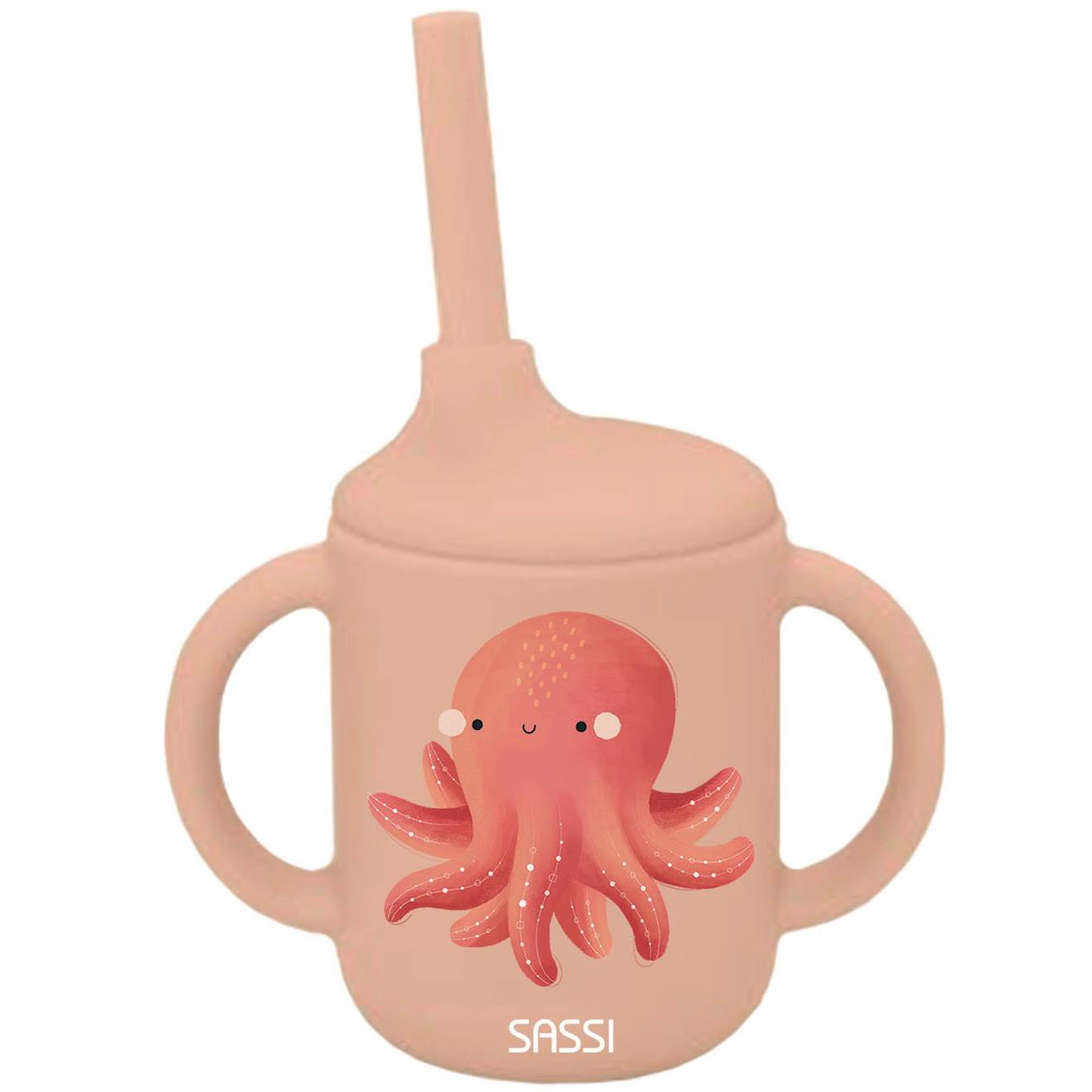 Gobelet En Silicone Slurpy La Pieuvre Rose