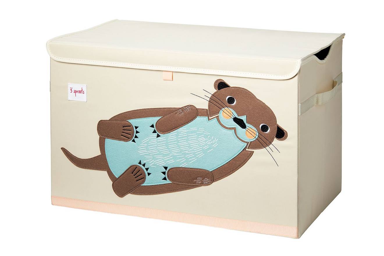 Coffre À Jouets Loutre Marron