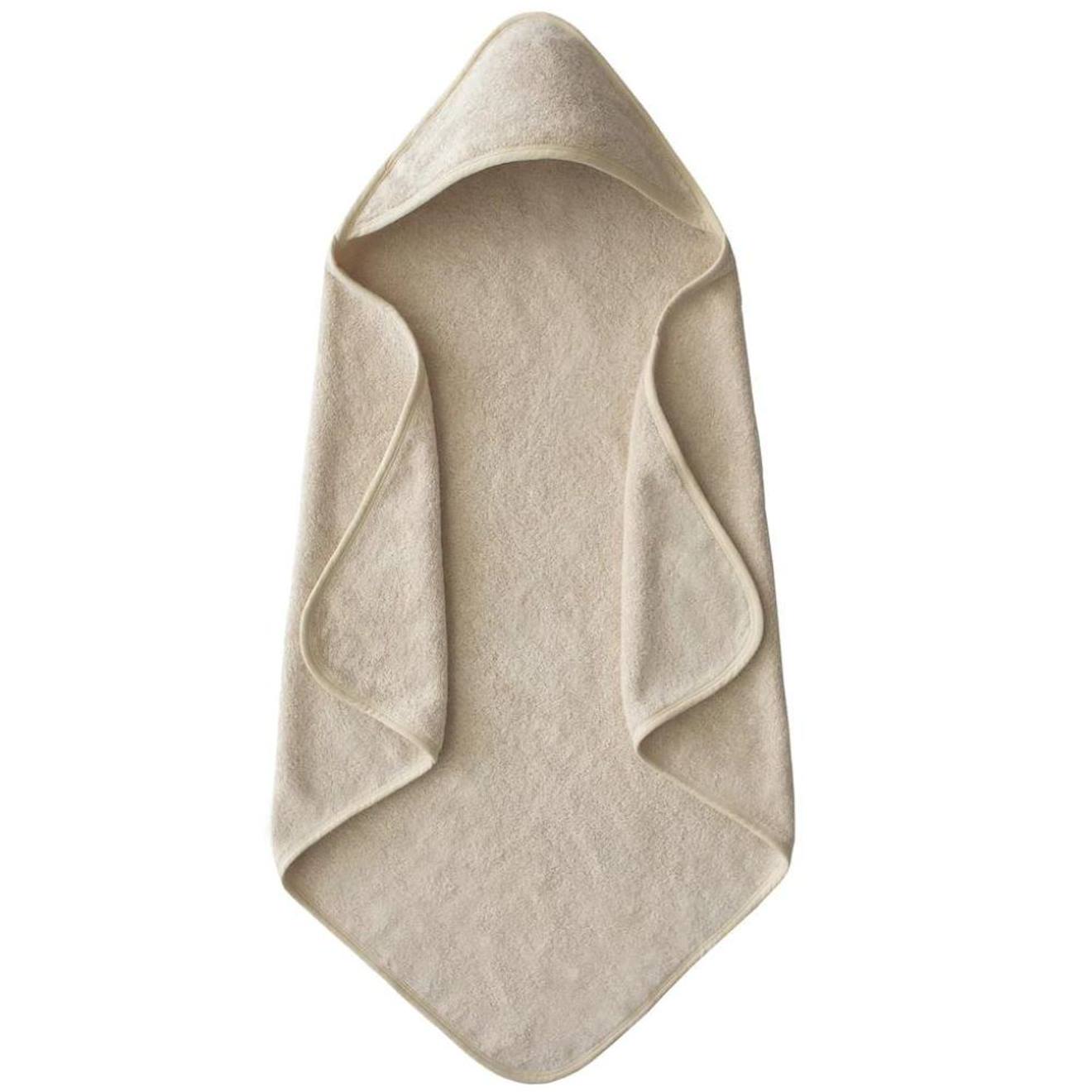 Cape De Bain En Coton Bio Ecru