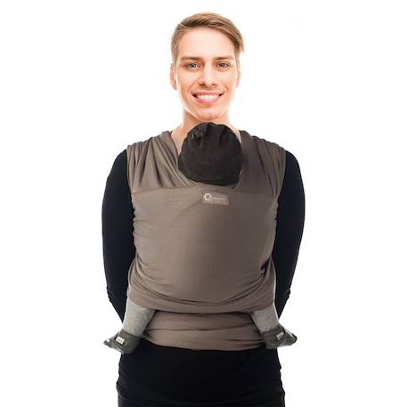 Babylonia - Écharpe De Portage En Coton Biologique Tricot Slen Taupe
