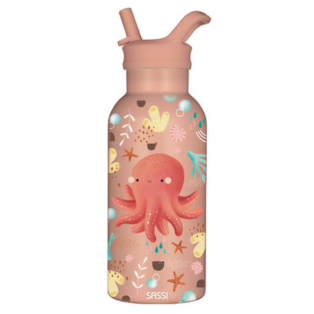 Fille-Bouteille isotherme slurpy la pieuvre 350 ml