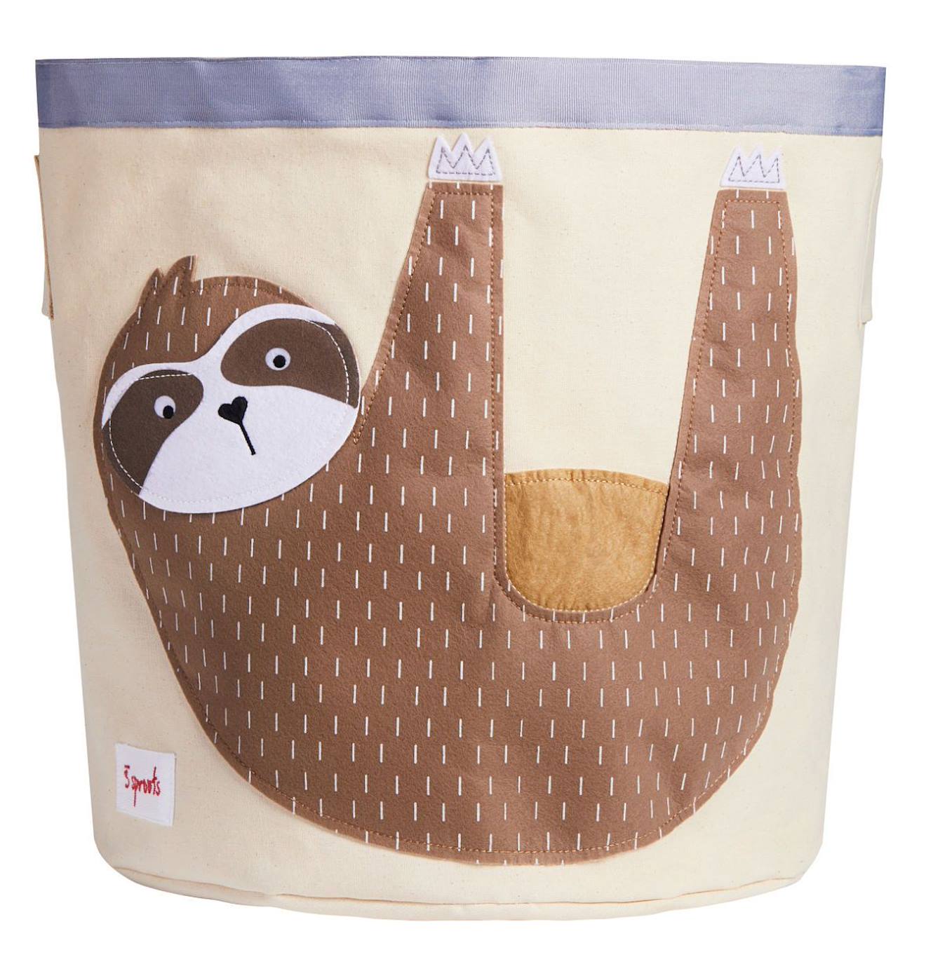 Sac À Jouets Paresseux Marron