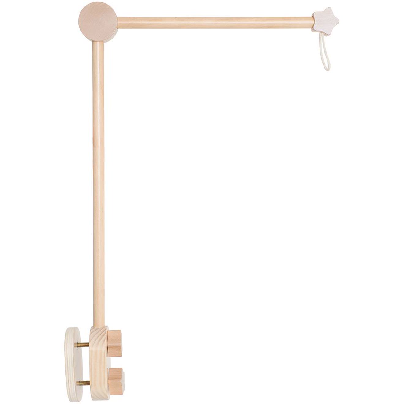 Support Mobile En Bois Naturel Beige