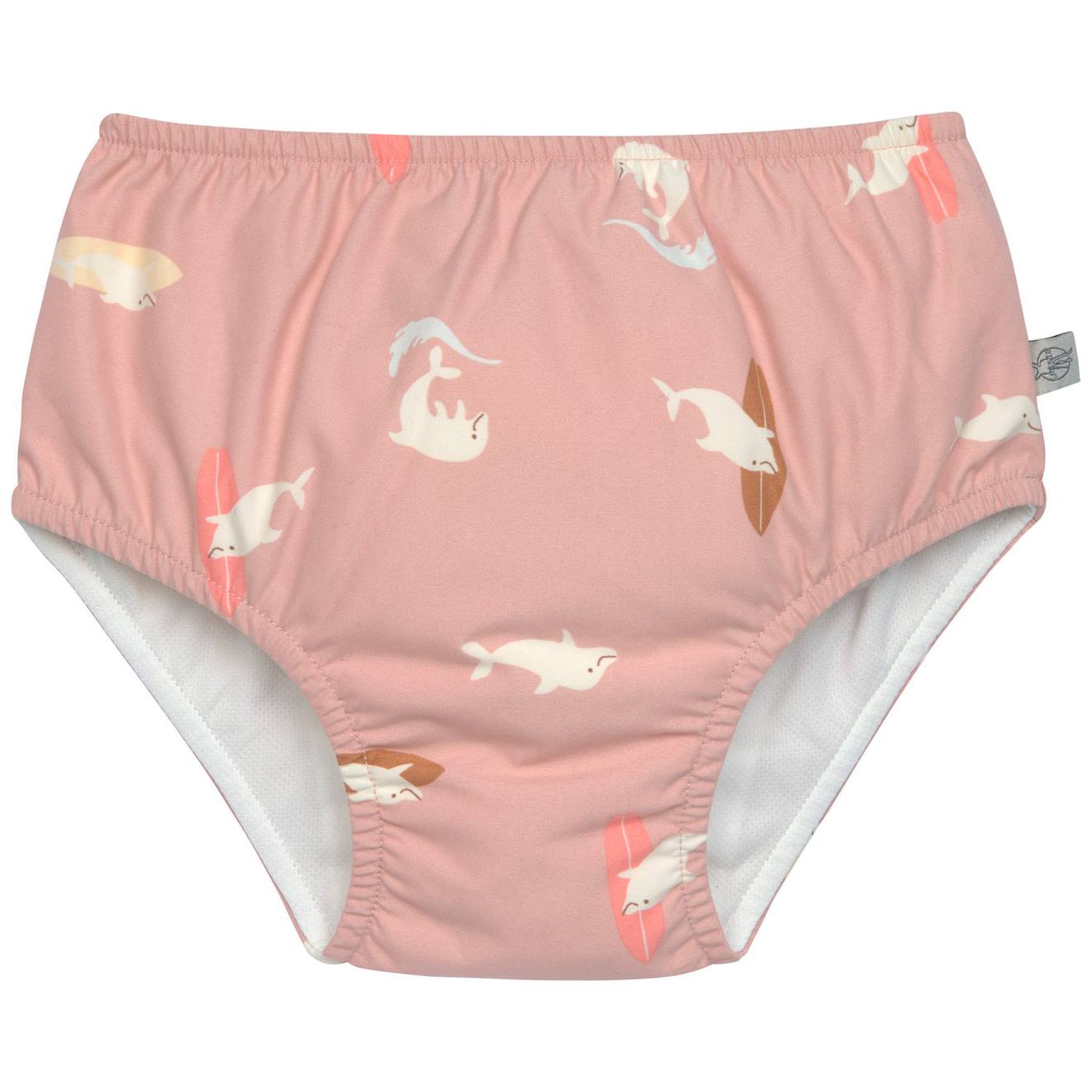 Maillot De Bain Couche Dauphin Pêche (19-24 Mois) Pêche