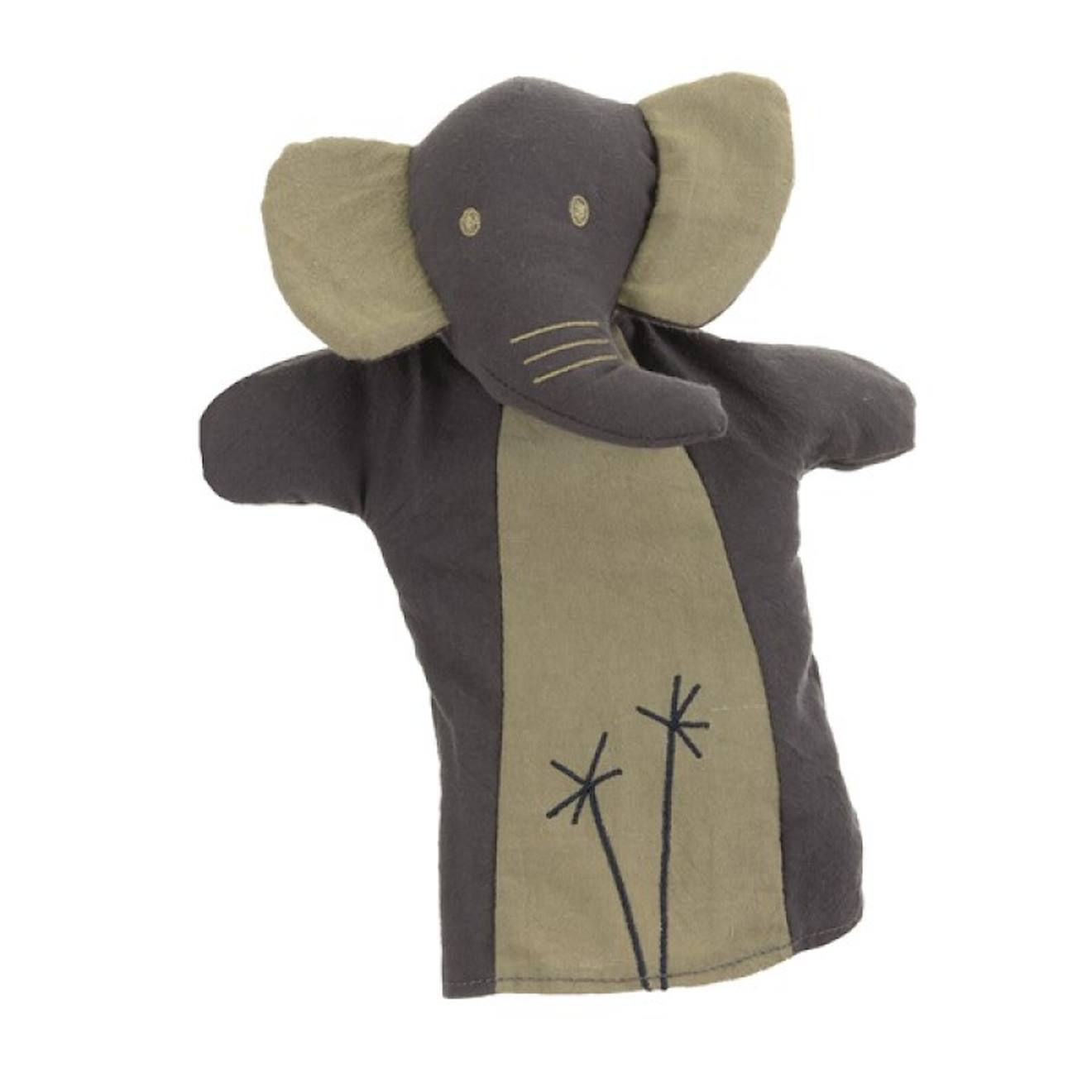 Marionnette Éléphant Gris