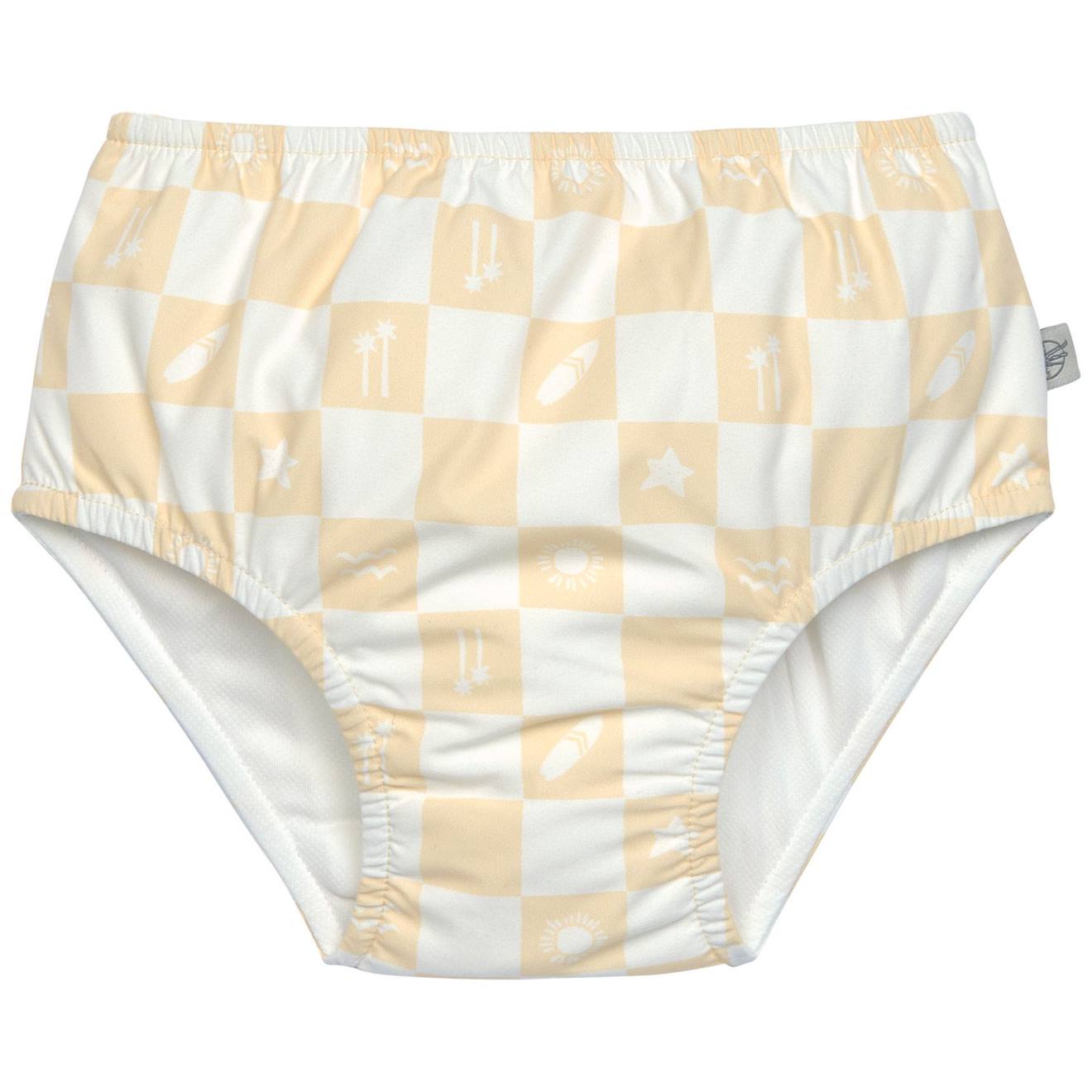 Maillot De Bain Couche Check Pattern Vanille Et cru 25-36 Mois Vanille cru 20 €