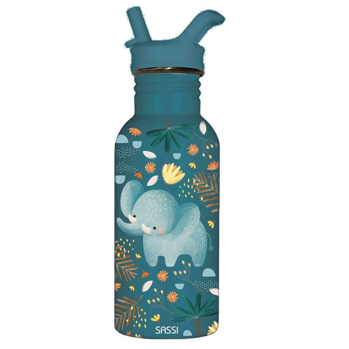 Bouteille En Inox Chewy L'éléphant 500 Ml Bleu
