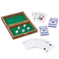 -Coffret jeux de cartes et de dés