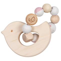 Hochet en bois flexible oiseau  - vertbaudet enfant