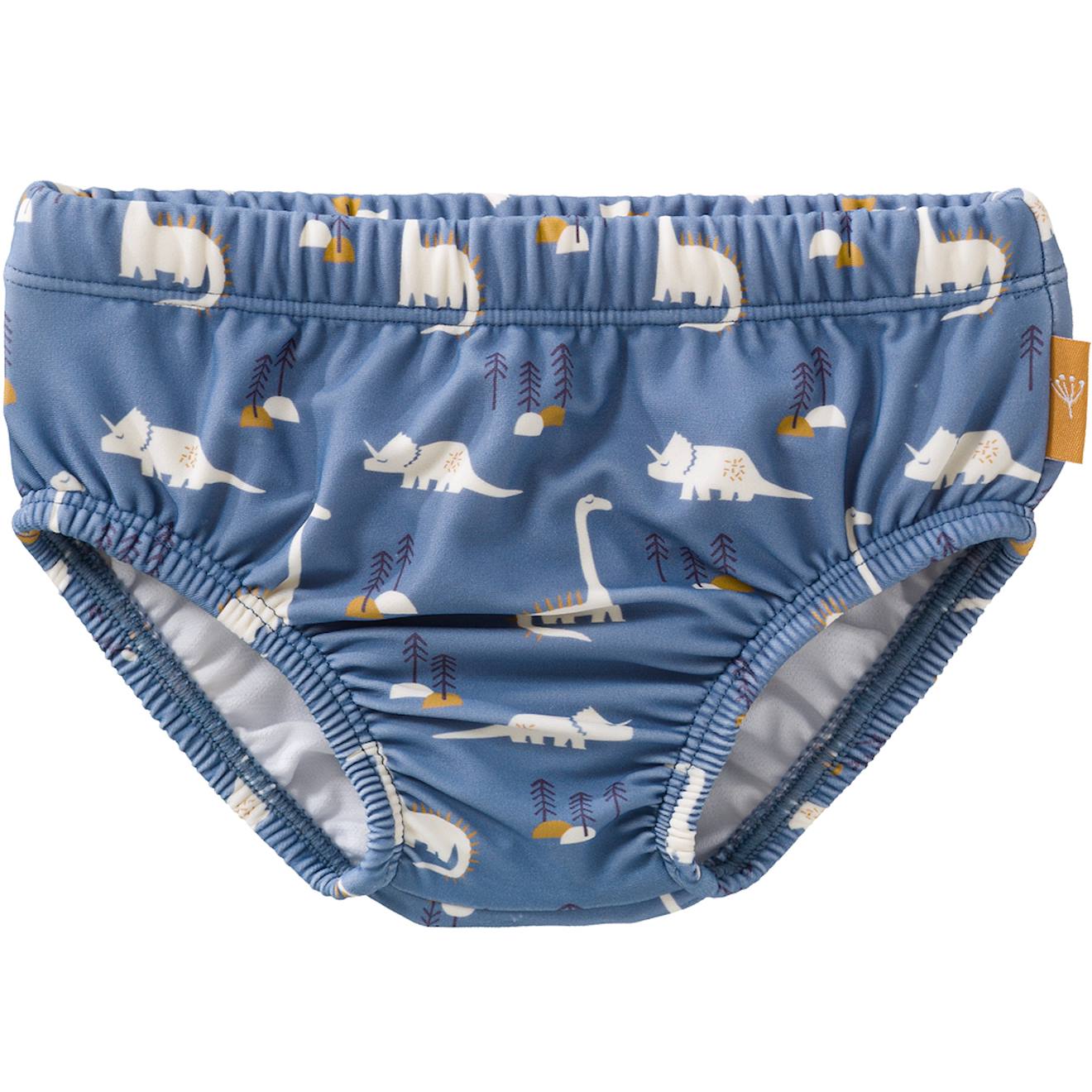 Maillot De Bain Couche Bleu, Blanc, Ocre