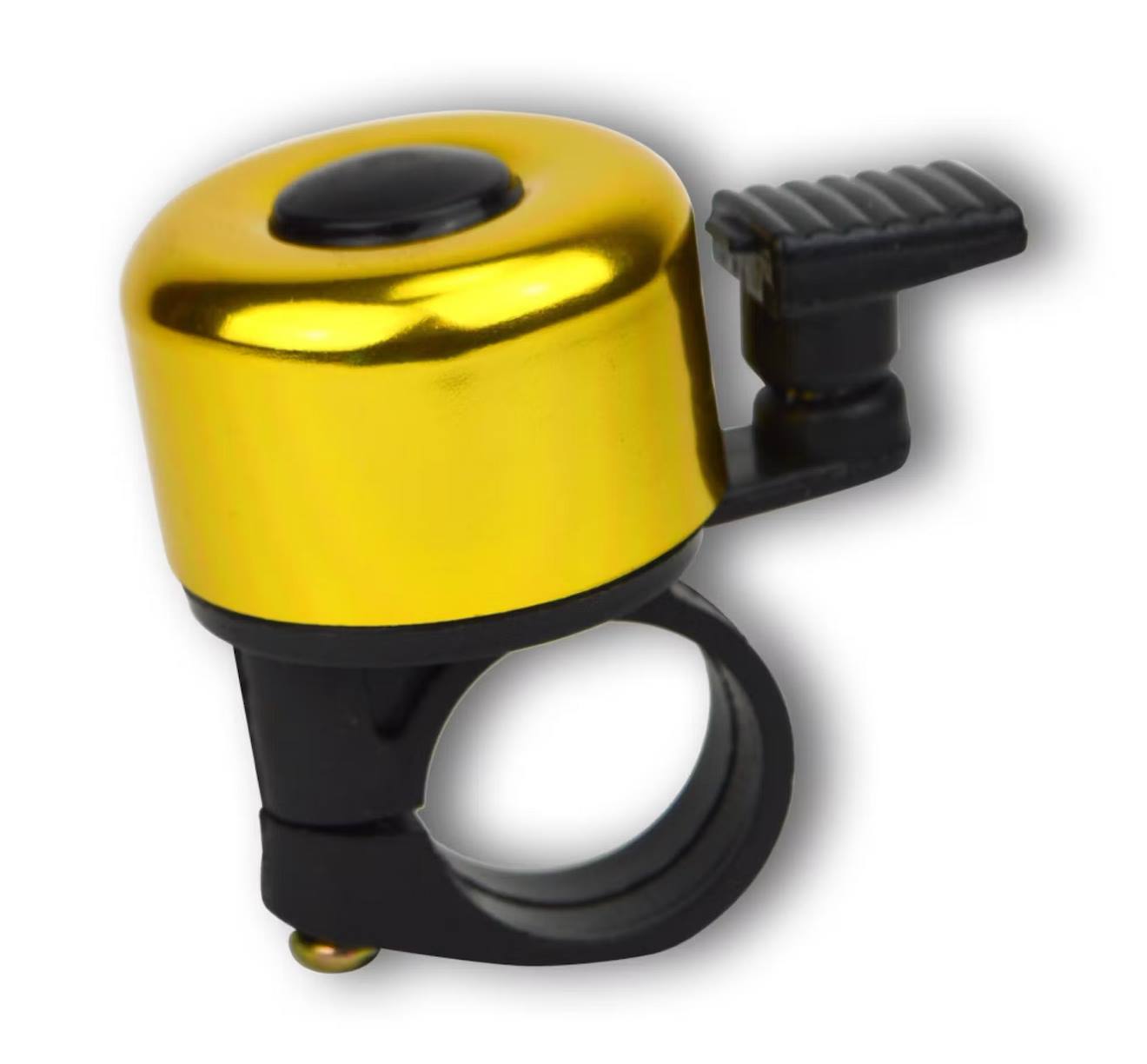 Mini Sonnette De Vélo Dorée Jaune