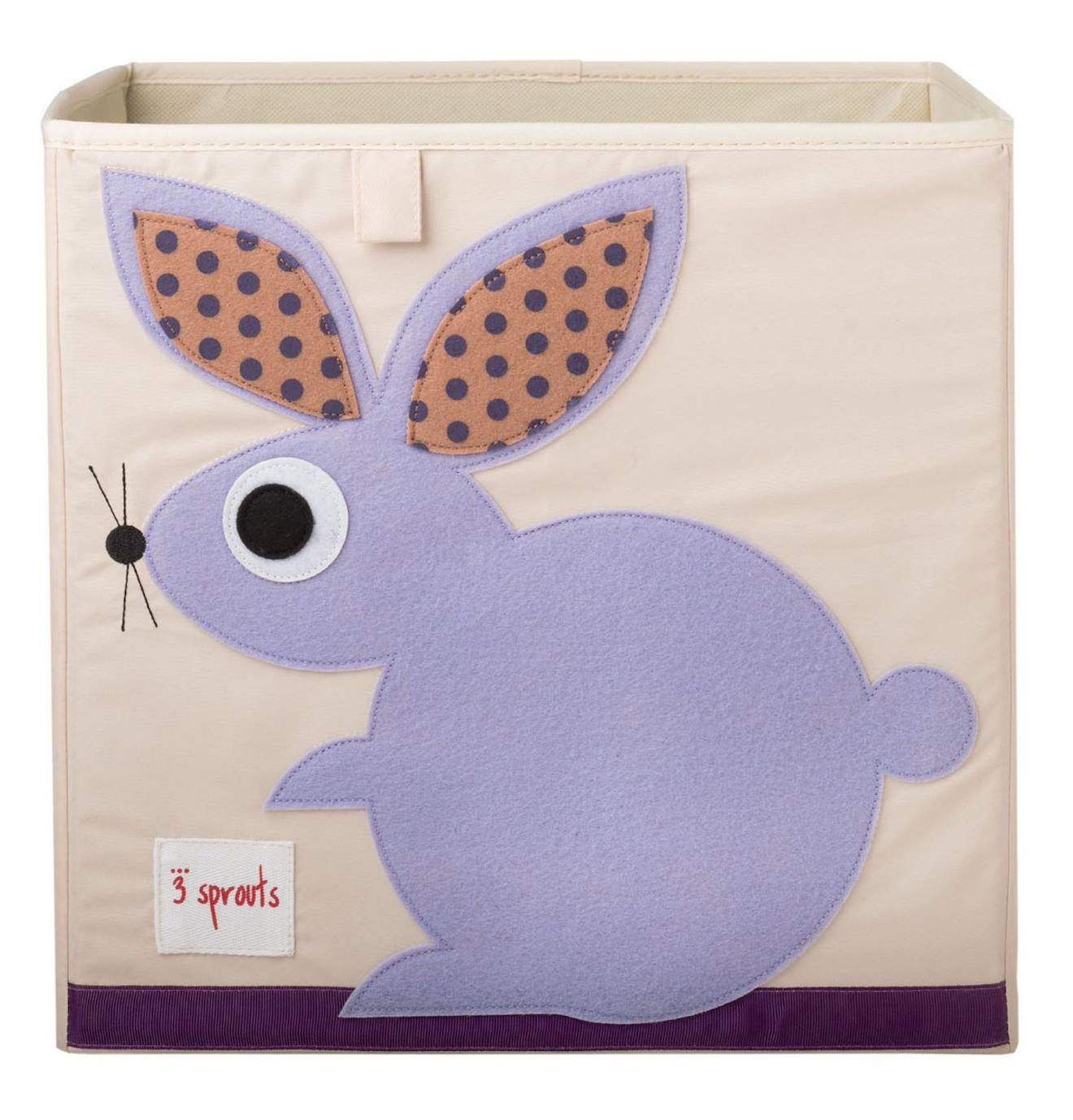 Cube De Rangement Lapin Bleu