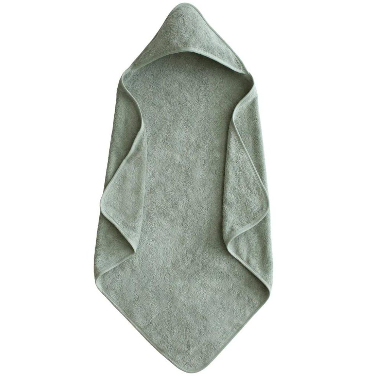 Cape De Bain En Coton Bio Fog Vert Cape De Bain En Coton Bio Fog Vert