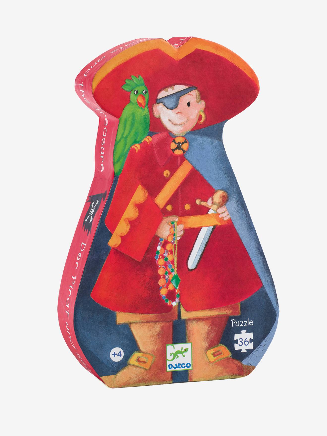 Puzzle Le Pirate Et Son Trésor 36 Pièces Djeco Multicolore