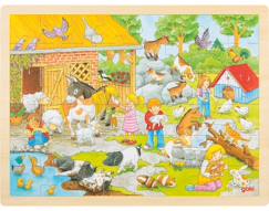 Jouet-Jeux éducatifs-Puzzles-Puzzle mini-ferme