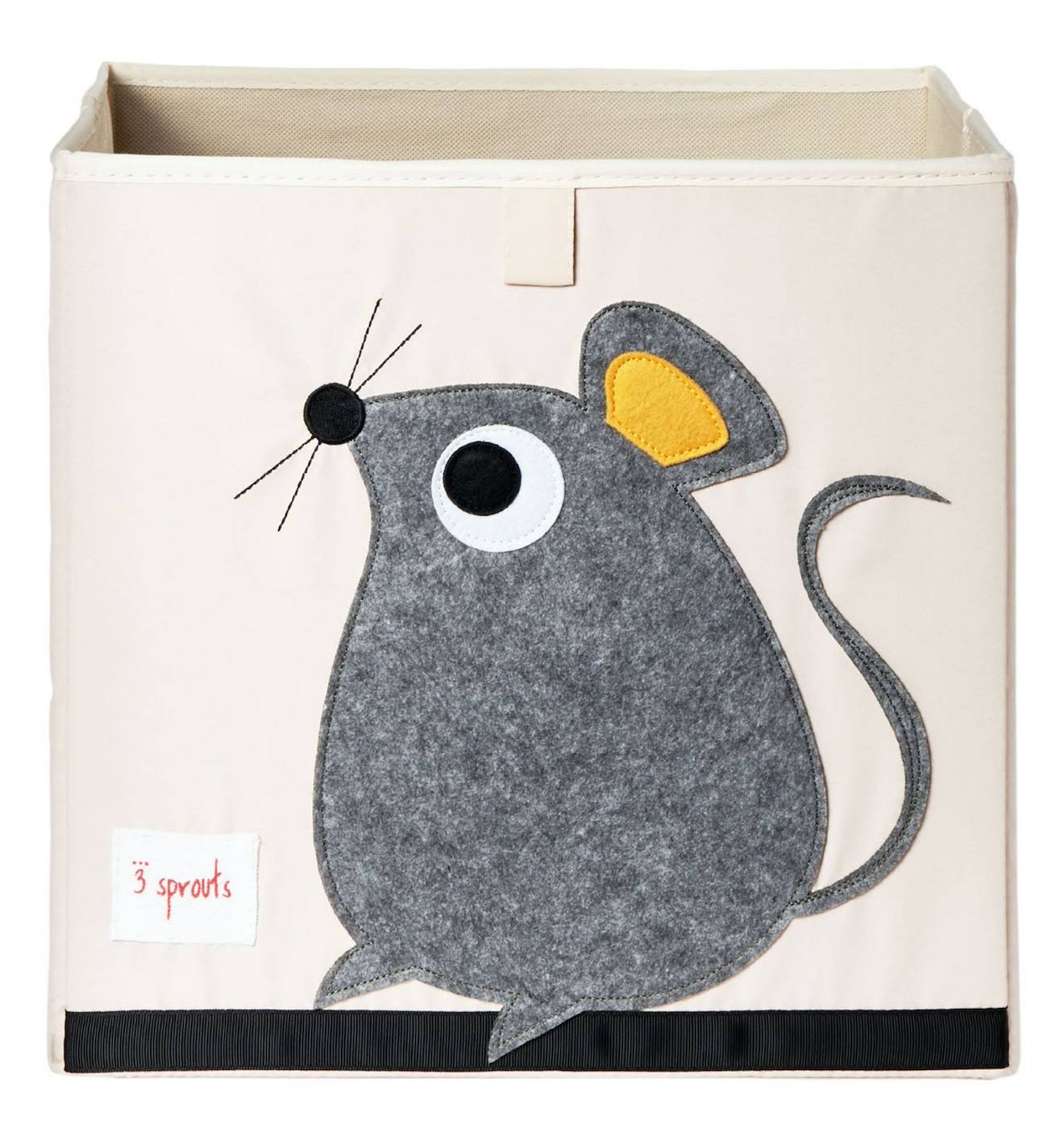 Cube De Rangement Souris Gris