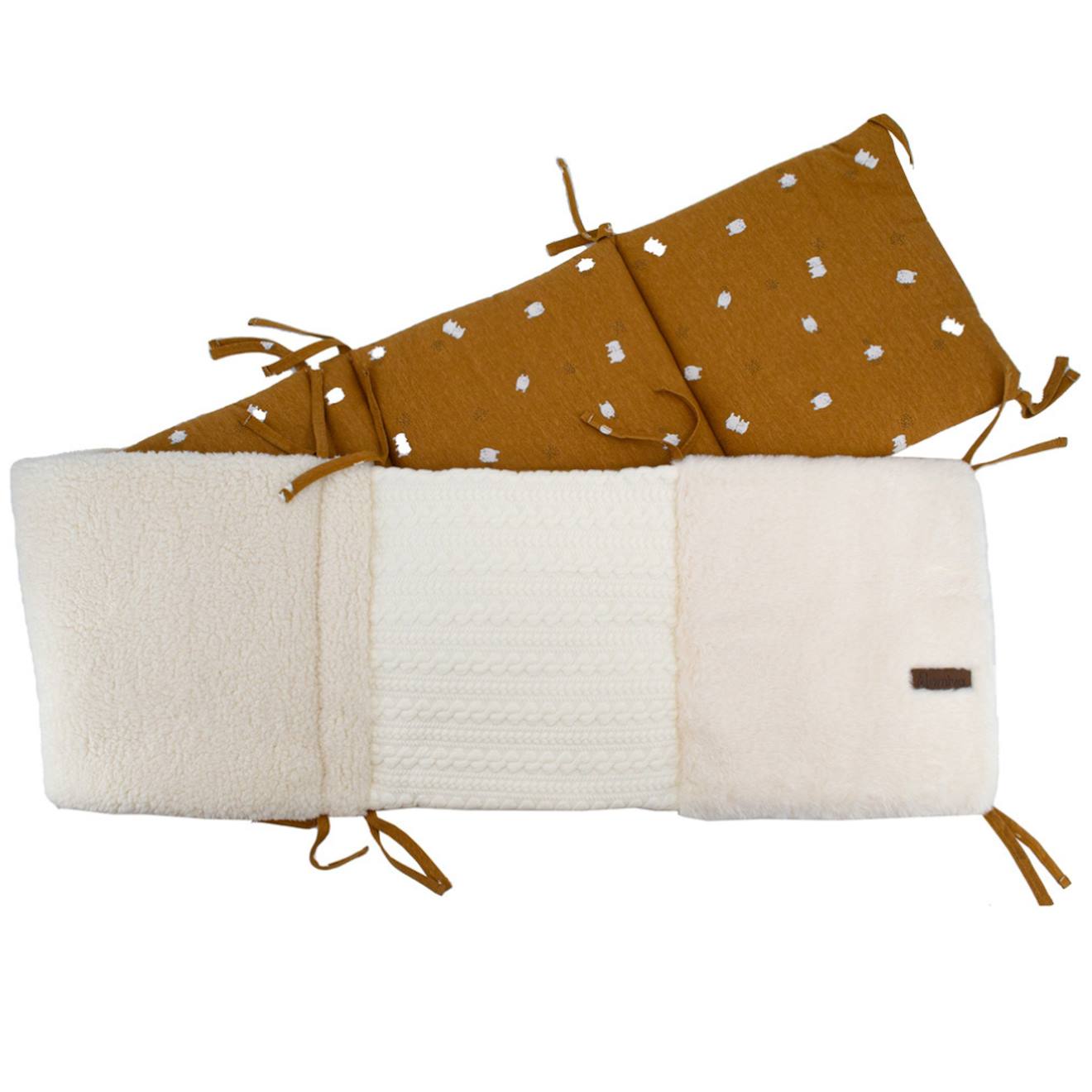 Tour De Lit Adaptable Boubou Beige, Marron