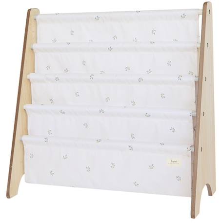3 sprouts - Bibliothèque Enfant Argile Beige Fleurs