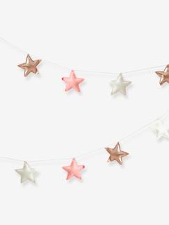 Linge de maison et décoration-Décoration-Guirlande étoiles Magie rose