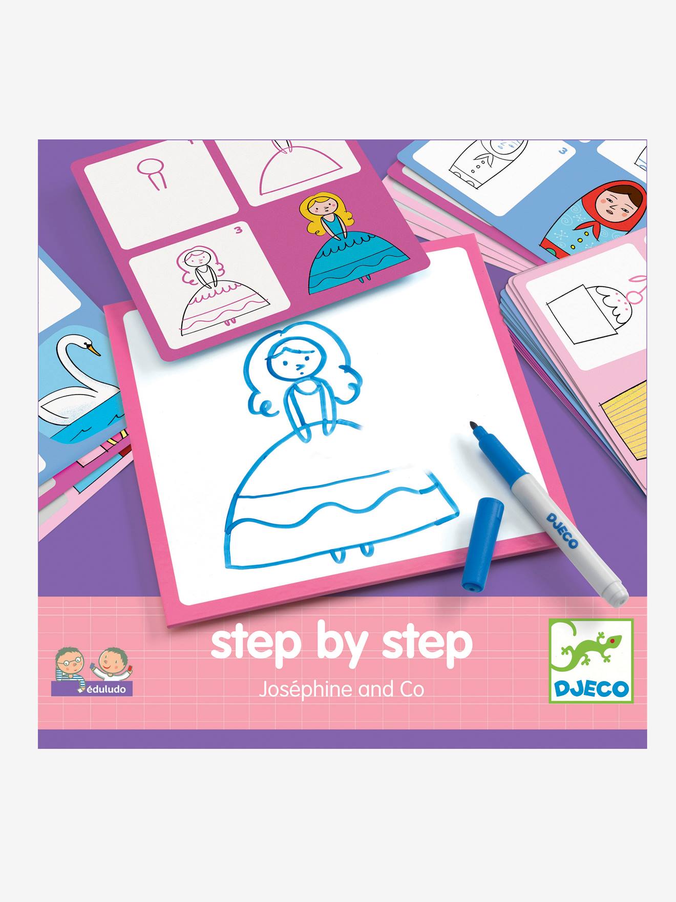 Step by step Joséphine multicolore