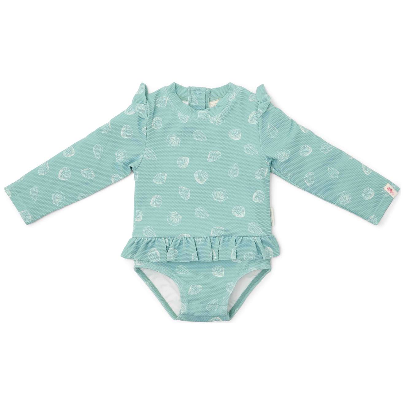 Maillot De Bain Manches Longues 1 Pièce Vert