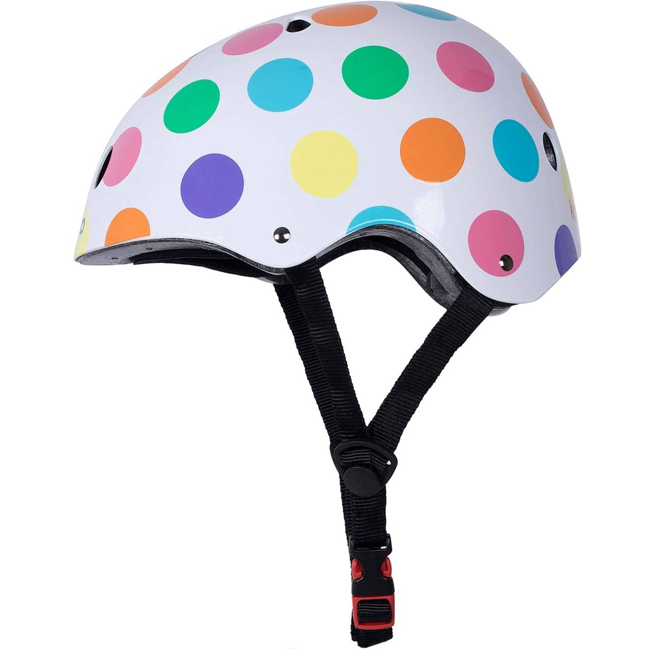 Casque Enfant Pastel Dotty Small Blanc