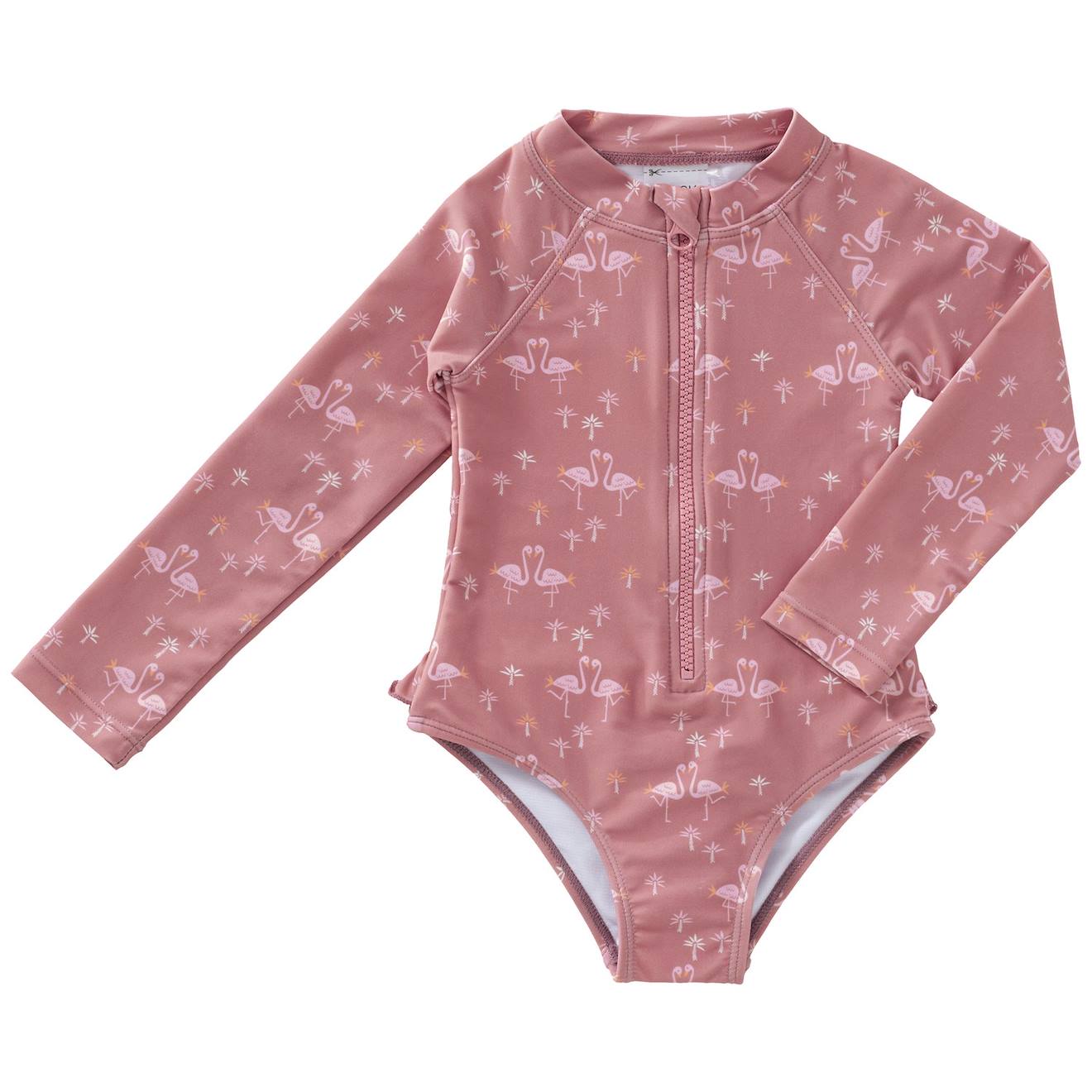 Maillot De Bain Manches Longues Anti-uv Rose