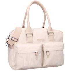 -Sac à langer en velours côtelé sable