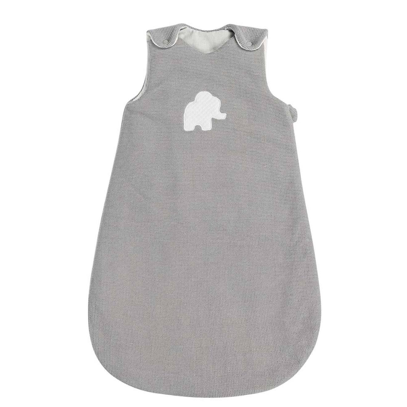 Gigoteuse 70 Cm Tricot Gris Gris