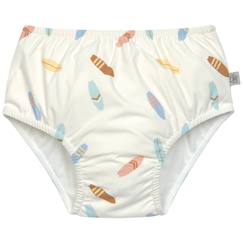 -Maillot de bain couche planches de surf écru (19-24 mois)