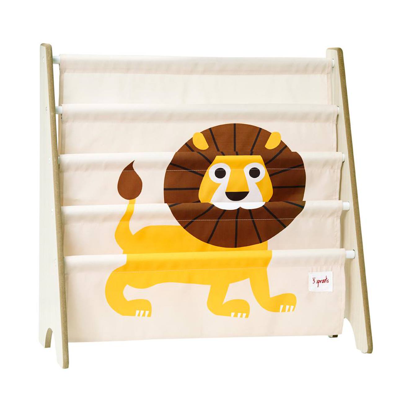 Rangement Livres Lion Jaune