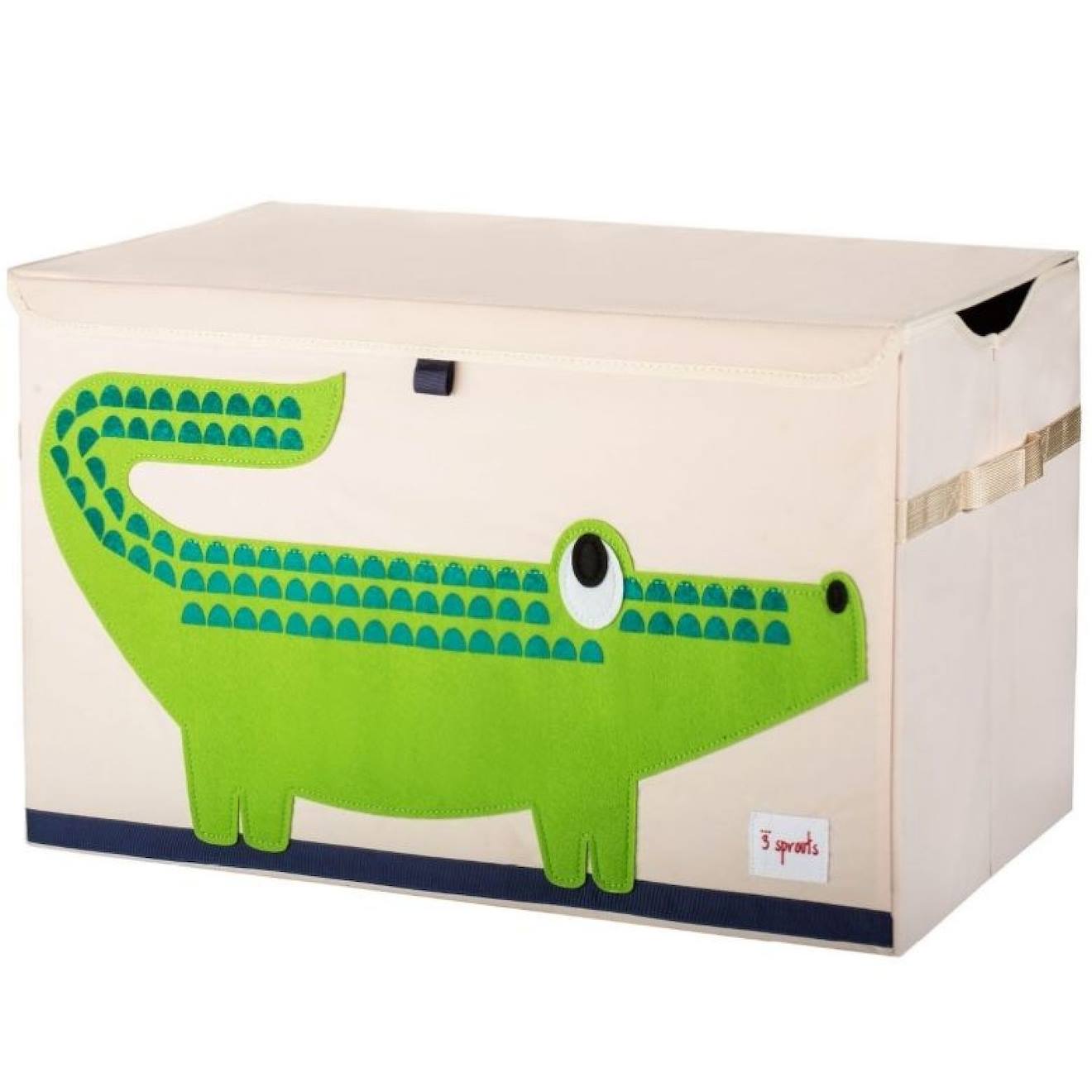 Coffre À Jouets Crocodile Vert