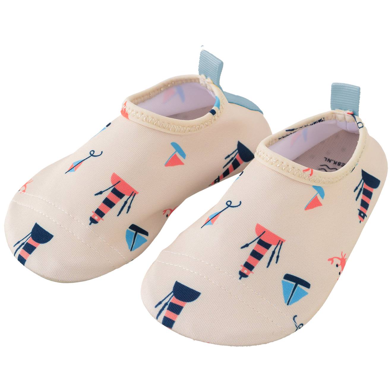 Chaussures D'eau Anti-uv Ecru, Orange, Bleu