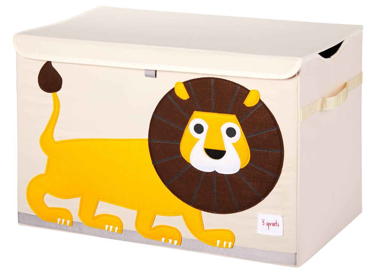 Coffre À Jouets Lion Jaune