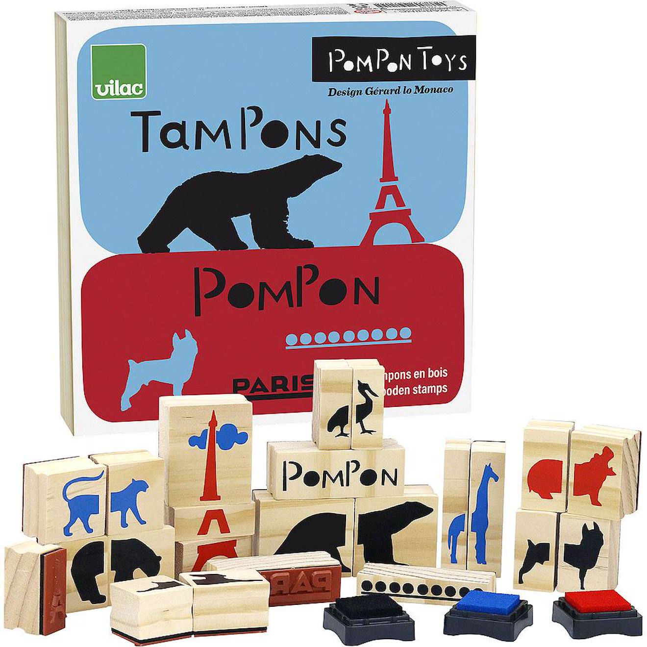 Coffret Tampons Pompon Beige