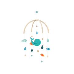 Puériculture-Mobile baleine