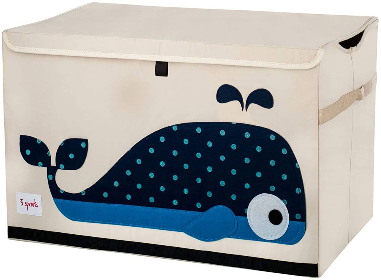Coffre À Jouets Baleine Bleu