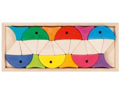 Jouet-Jeu de construction poissons colorés