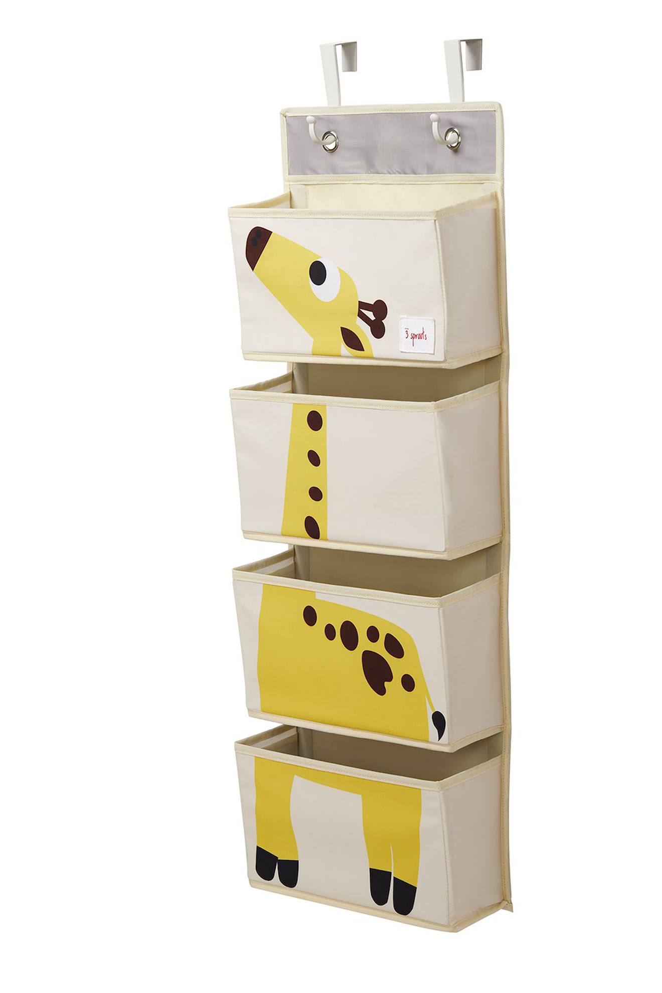Rangement Mural Girafe Jaune