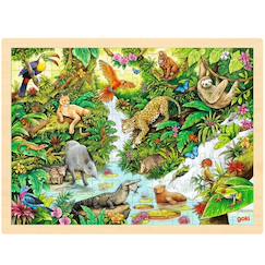 Jouet-Jeux éducatifs-Puzzles-Puzzle dans la jungle