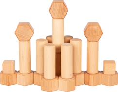 Jouet-Jeux d'imagination-Jeu de construction en bois naturel