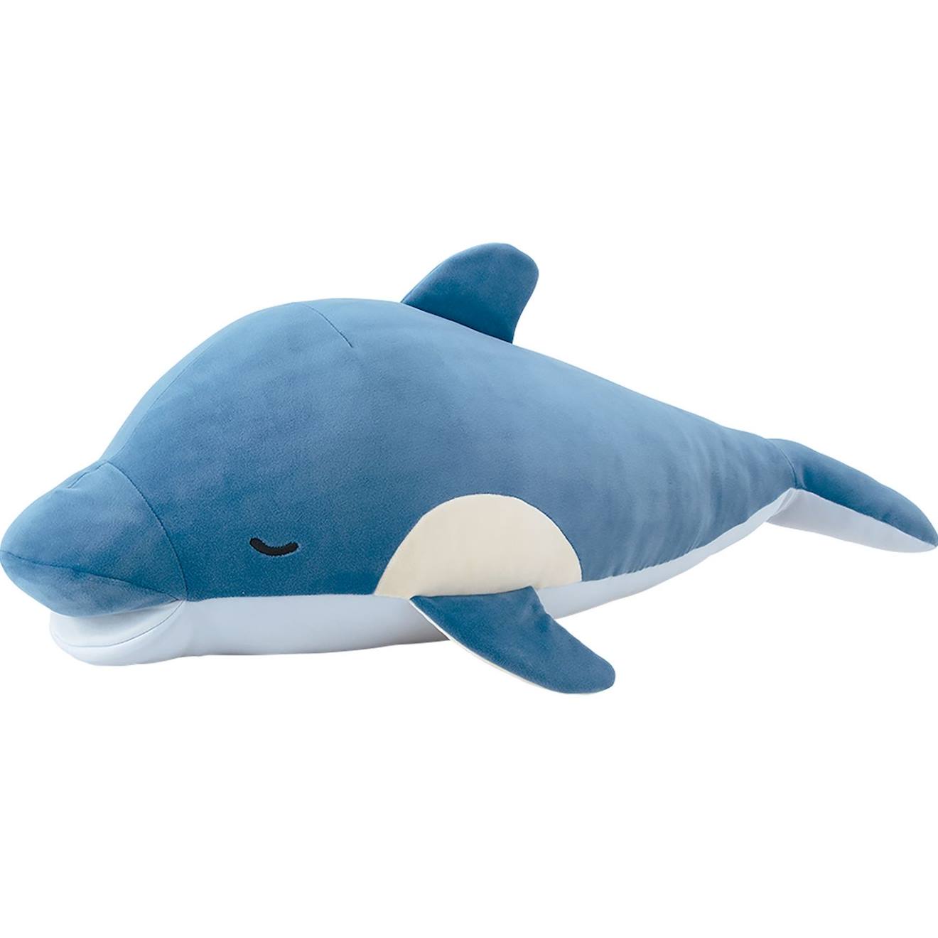 Peluche Flip Le Dauphin Bleu, Blanc