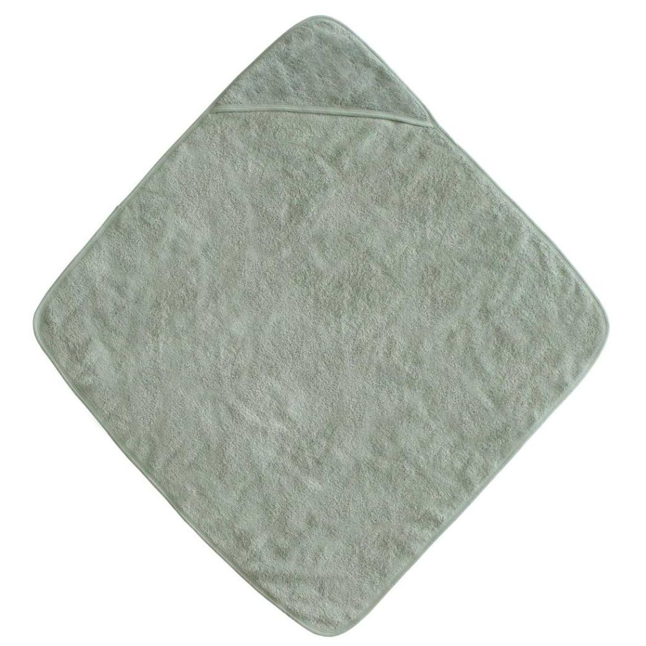 Cape De Bain En Coton Bio Fog Vert (Mushie) - Image 1