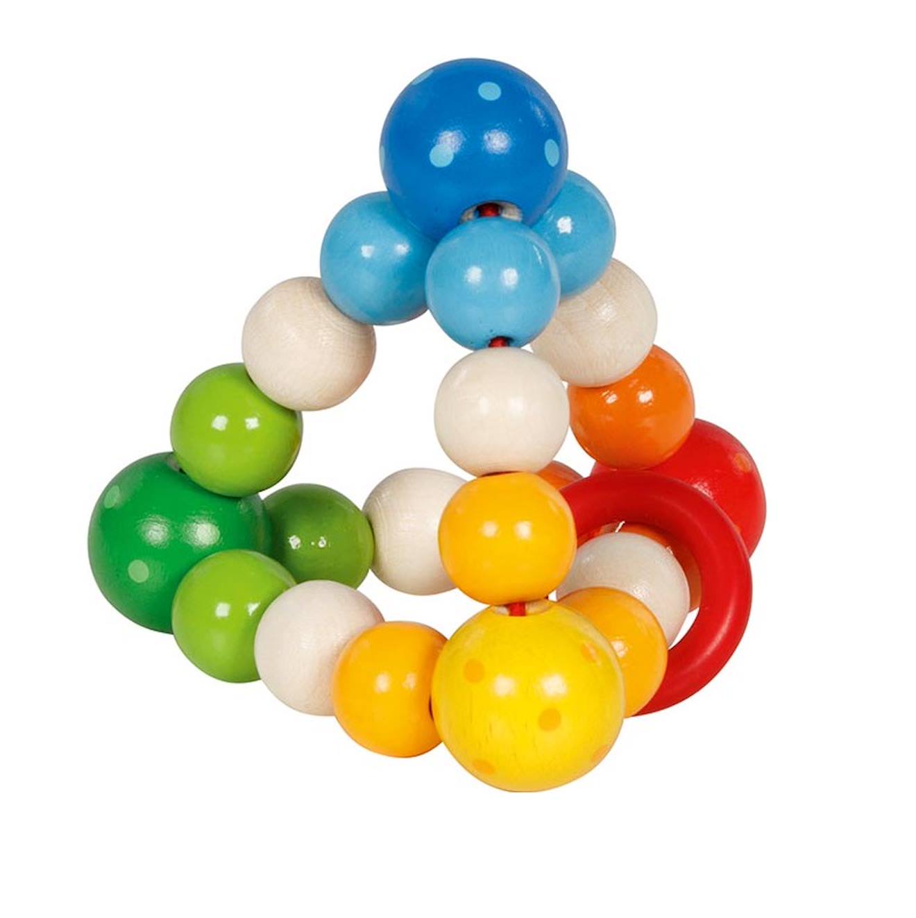 Hochet Pyramide Flexible Beige