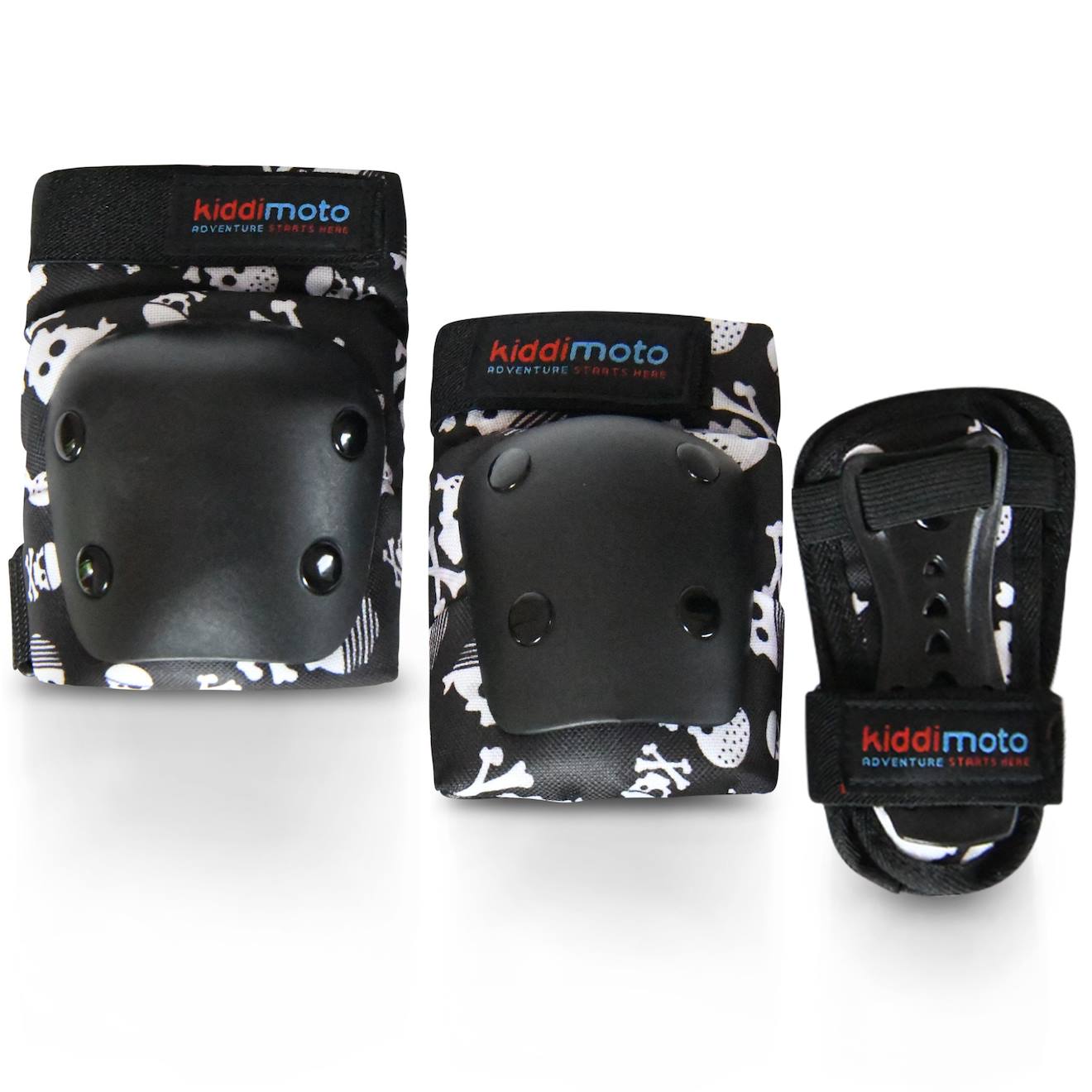 Set De Protections Enfant Skullz M Noir